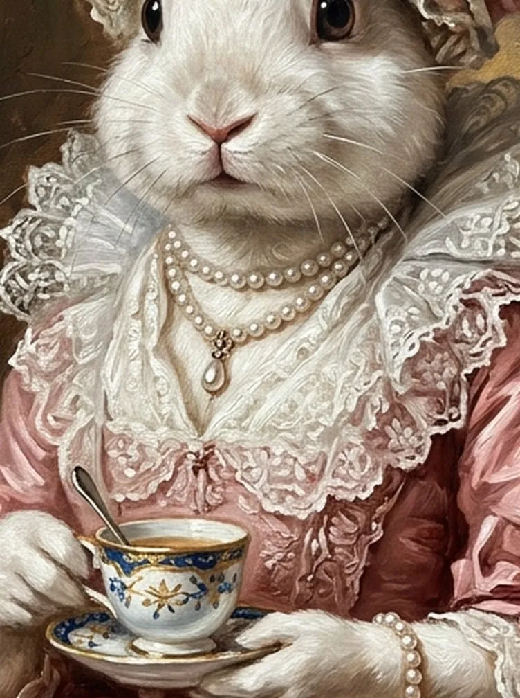 Detail of the surface — Tea at Four